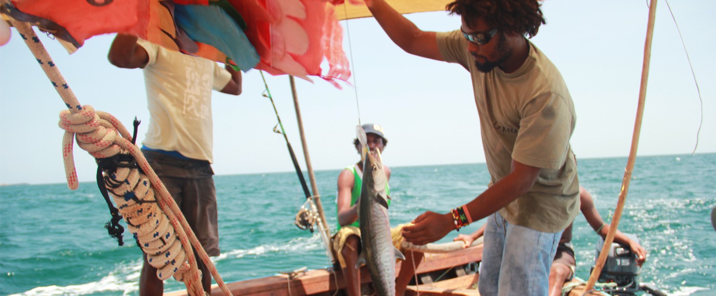 Fishing, traditional way or deep-sea for those who like it, with Nils and Little Toot.