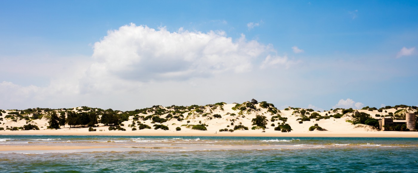 Shella beach is long, beautiful, with some sand bands, lovely to swim and rest here!